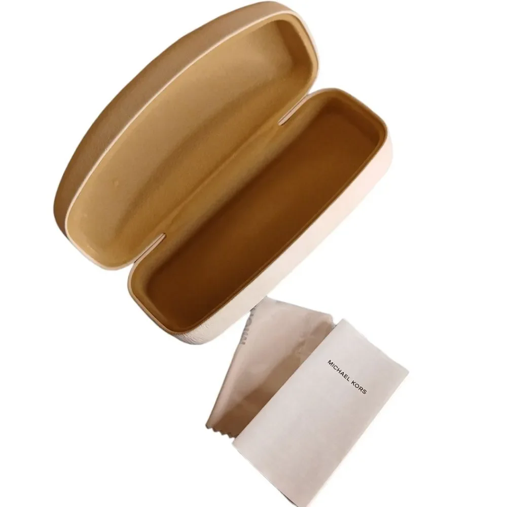 Micheal Kors Logo Hard‎ Shell Sunglasses Case with MK Cleaning Cloth